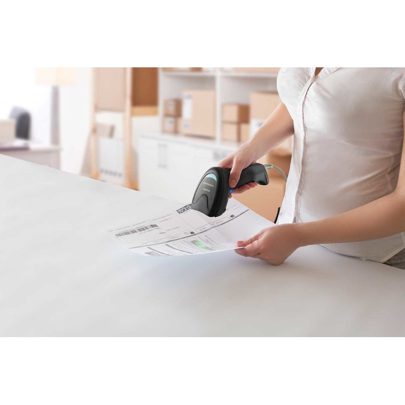 Datalogic QD2220 Handheld bar code reader 1D Laser Black Datalogic QD2220 Handheld bar code reader 1D Laser Black