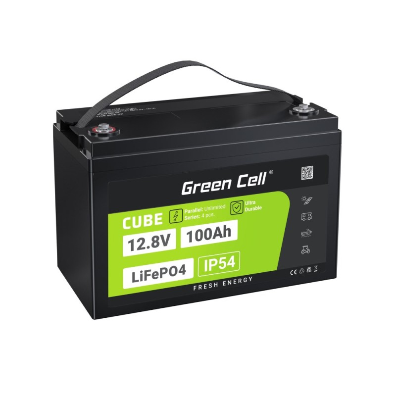 Green Cell LFPGC12V100AH UPS battery Lithium Iron Phosphate (LiFePO4) 12.8 V 100 Ah