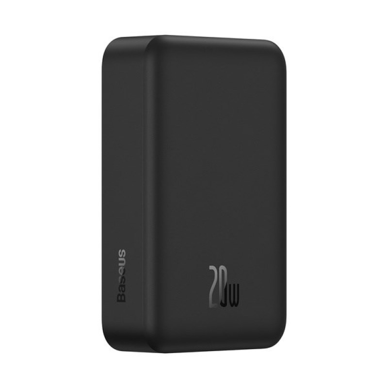 Baseus Magnetic Mini Powerbank Wireless charging 20000 mAh 20 W Black Baseus Magnetic Mini Powerbank Wireless charging 20000 mAh 20 W Black
