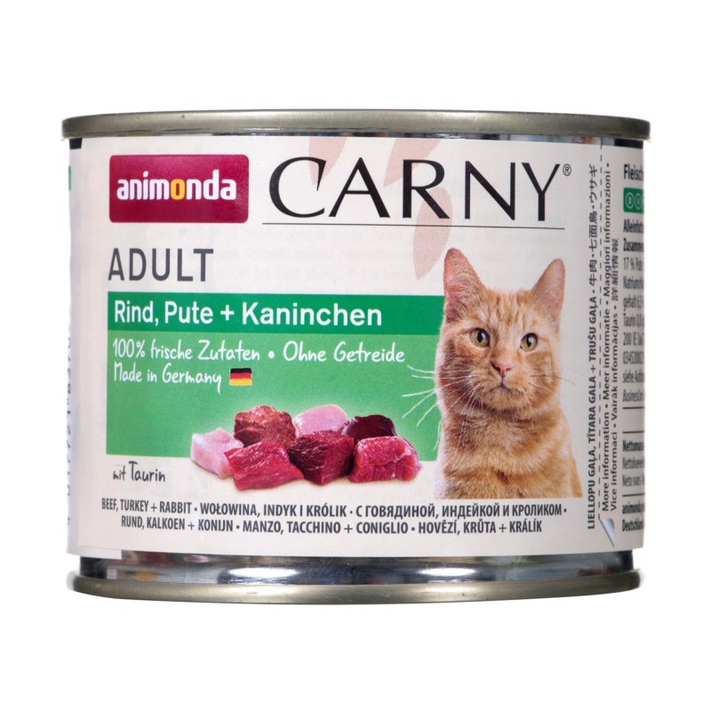 Animonda Carny Adult Beef, Turkey and Rabbit 200 g Animonda Carny Adult Beef, Turkey and Rabbit 200 g