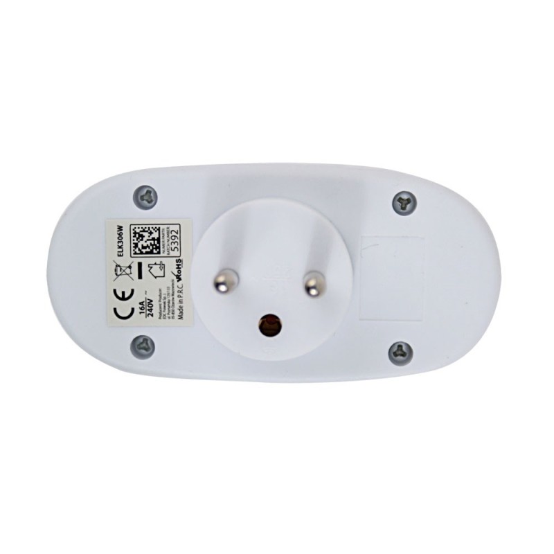 Esperanza ELK306W Electrical splitter 2 GN. White Esperanza ELK306W Electrical splitter 2 GN. White