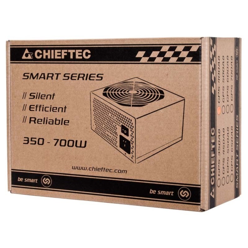 Chieftec Smart GPS-700A8 power supply unit 700 W 20+4 pin ATX PS/2 Black Chieftec Smart GPS-700A8 power supply unit 700 W 20+4 pin ATX PS/2 Black