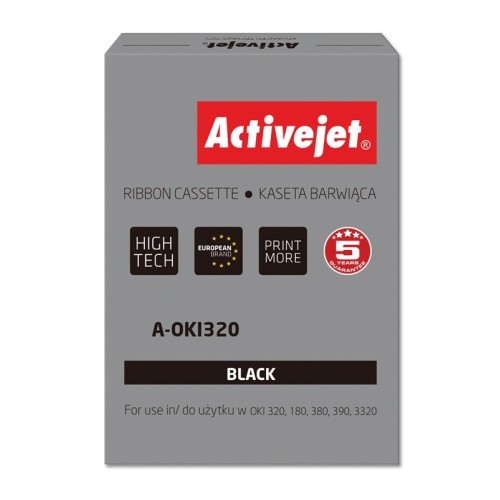 Activejet A-OKI320 Ribbon (replacement OKI 9002303; 3000000 characters; Supreme; black) 100 pieces Activejet A-OKI320 Ribbon (replacement OKI 9002303; 3000000 characters; Supreme; black) 100 pieces