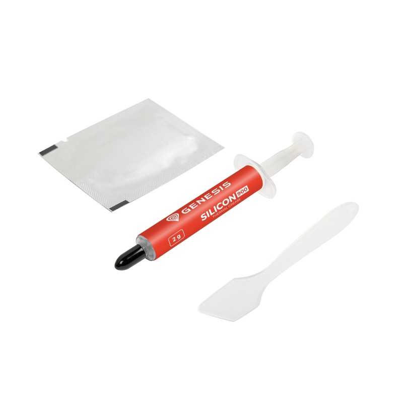 GENESIS Silicon 900 heat sink compound Thermal paste 12.8 W/m·K 2 g GENESIS Silicon 900 heat sink compound Thermal paste 12.8 W/m·K 2 g
