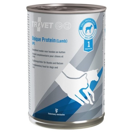 TROVET Unique Protein UPL with lamb - Wet dog and cat food - 400 g TROVET Unique Protein UPL with lamb - Wet dog and cat food - 400 g