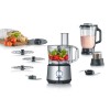 Severin KM 3892 food processor 1200 W 1.5 L Black, Stainless steel, Transparent