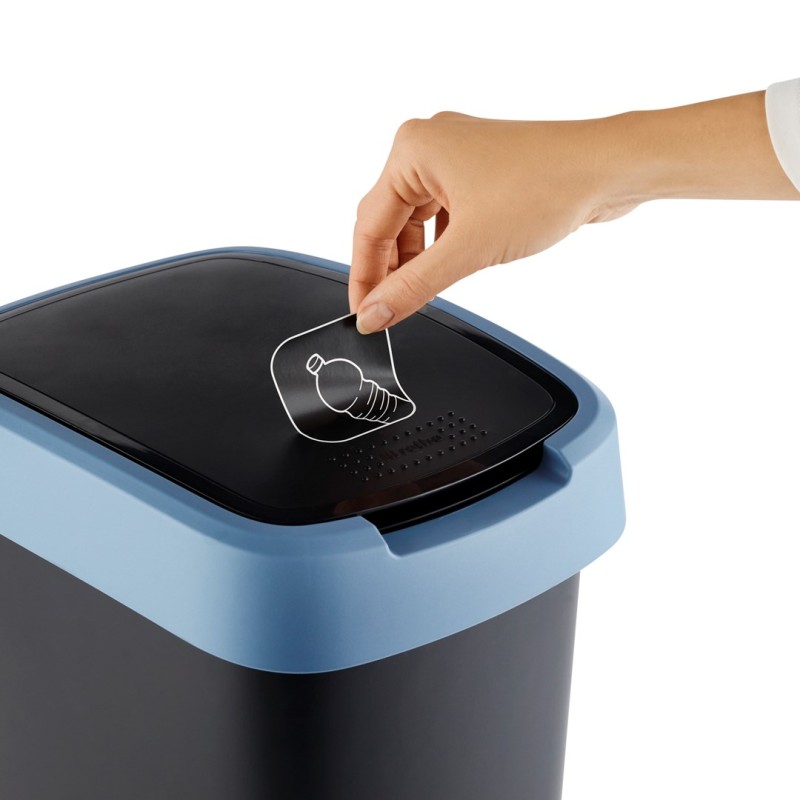 ROTHO Twist Blue - trash bin – 10l ROTHO Twist Blue - trash bin – 10l
