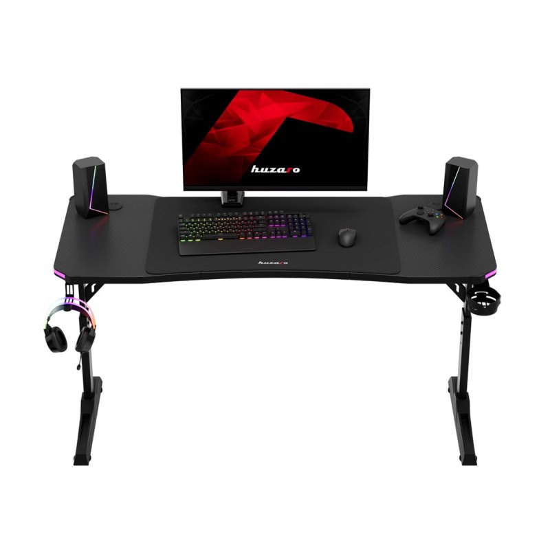 Huzaro Hero 3.6 RGB Black gaming desk Huzaro Hero 3.6 RGB Black gaming desk