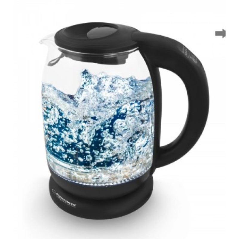 Esperanza EKK027 electric kettle 1.7 L Black,Transparent 2200 W Esperanza EKK027 electric kettle 1.7 L Black,Transparent 2200 W