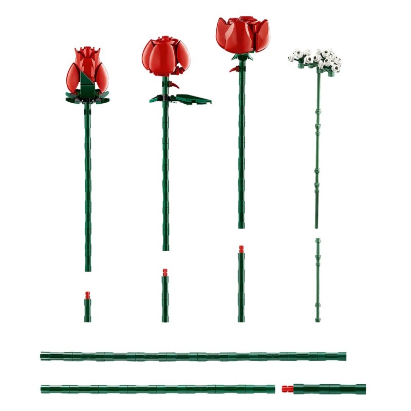 LEGO ICONS 10328 BOUQUET OF ROSES FLOWERS LEGO ICONS 10328 BOUQUET OF ROSES FLOWERS