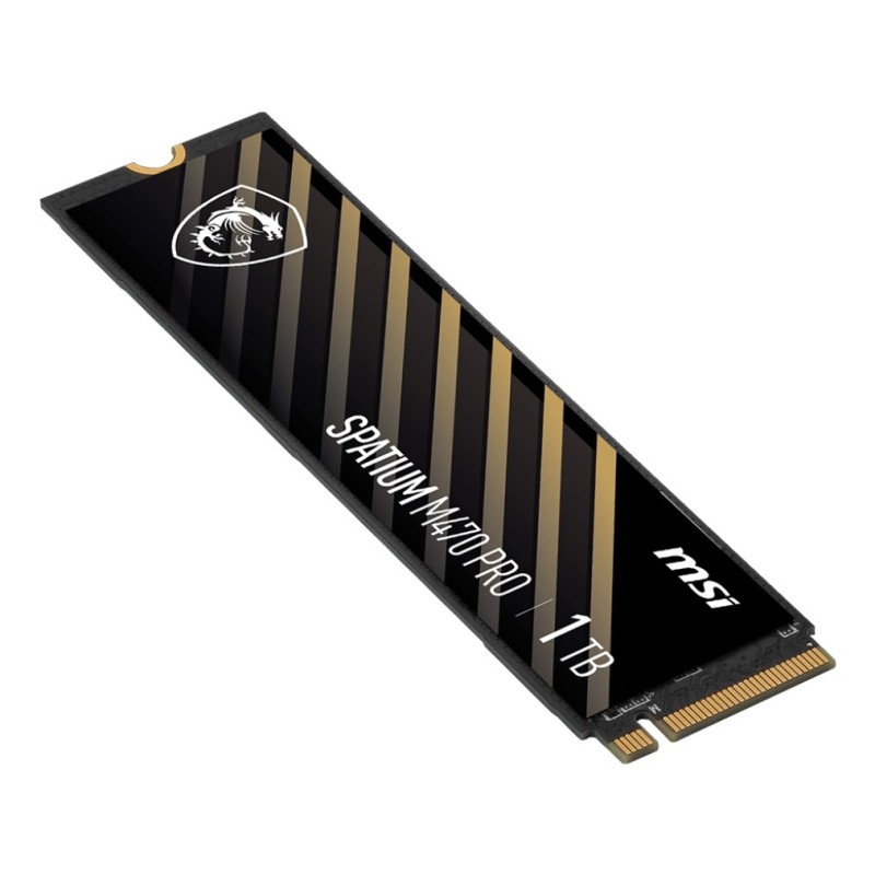 MSI SSD SPATIUM M470 PRO PCIe 4.0 NVMe M.2 1TB PCI Express 4.0 3D NAND