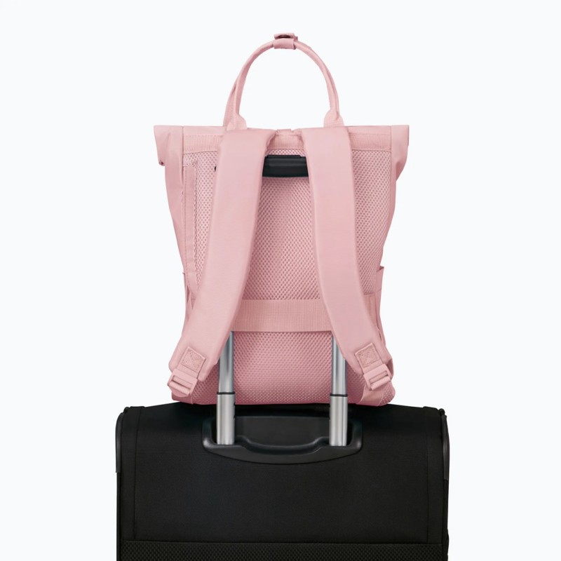 American Tourister Urban Groove Pastels Roll Top Backpack Pastel Pink American Tourister Urban Groove Pastels Roll Top Backpack Pastel Pink
