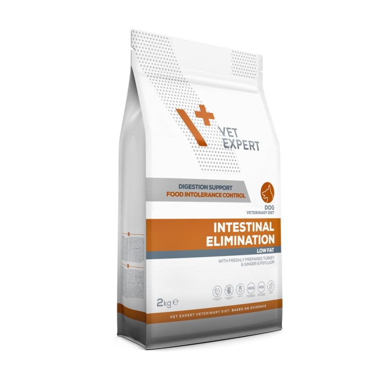 VET EXPERT Veterinary Diet Intestinal Elimination Dog – dry dog food – 2 kg VET EXPERT Veterinary Diet Intestinal Elimination Dog – dry dog food – 2 kg