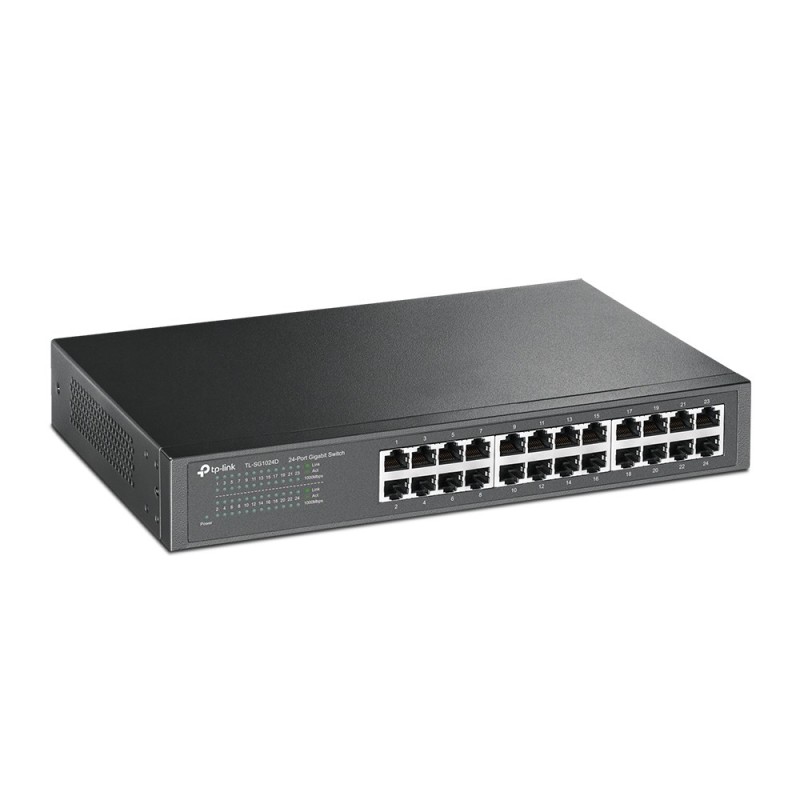 TP-Link 24-Port Gigabit Desktop/Rackmount Network Switch TP-Link 24-Port Gigabit Desktop/Rackmount Network Switch