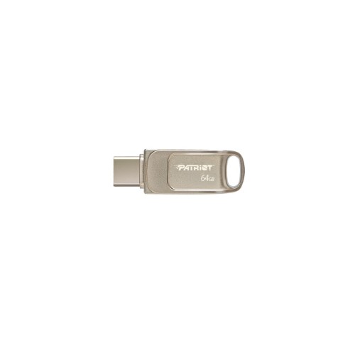Patriot Memory Tab T560 64GB USB flash drive Dual USB 120MB/s (PS64GT560DS5D) Silver Patriot Memory Tab T560 64GB USB flash drive Dual USB 120MB/s (PS64GT560DS5D) Silver