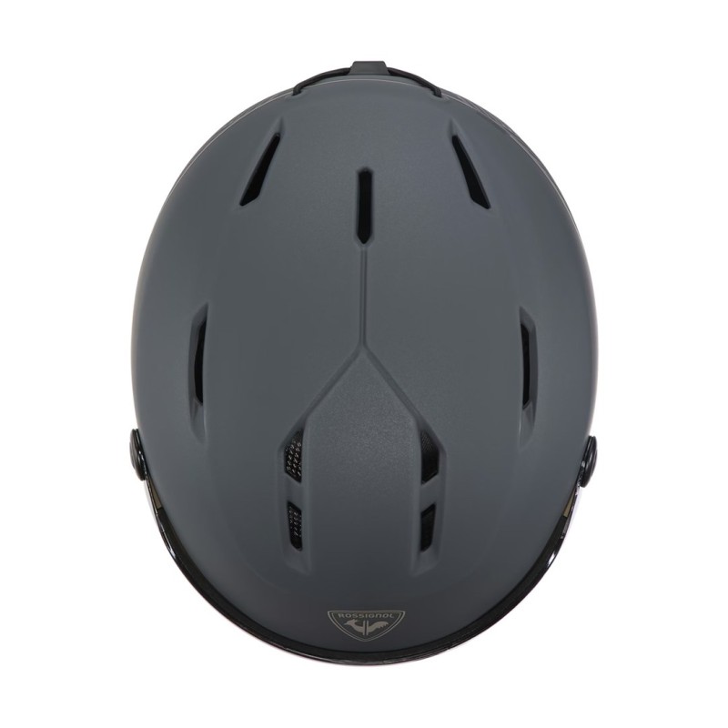 Helmet FIT VISOR IMPACTS PHOTO GREY L/XL ROSSIGNOL Helmet FIT VISOR IMPACTS PHOTO GREY L/XL ROSSIGNOL