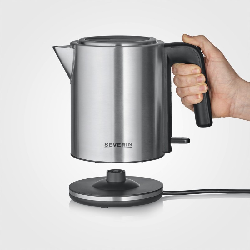 Severin WK 3489 electric kettle 1 L 2400 W Black, Silver Severin WK 3489 electric kettle 1 L 2400 W Black, Silver