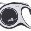 Flexi New Comfort M Tape 5 m Black Dog Retractable lead