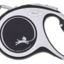 Flexi New Comfort M Tape 5 m Black Dog Retractable lead