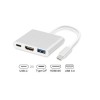 Maclean MCTV-840 USB graphics adapter 4096 x 2304 pixels Silver Maclean MCTV-840 USB graphics adapter 4096 x 2304 pixels Silver