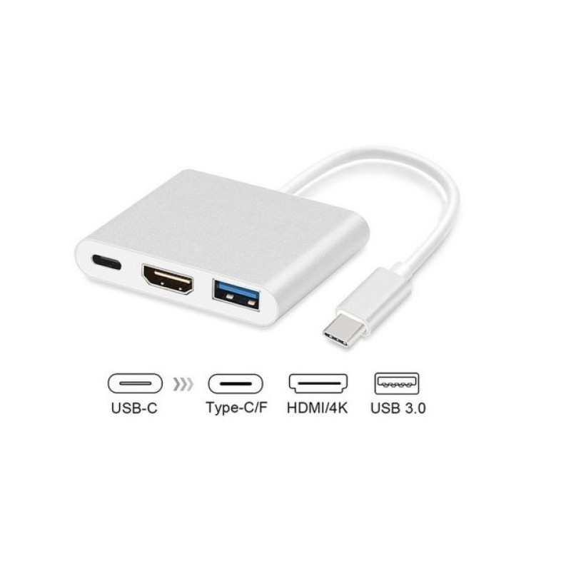 Maclean MCTV-840 USB graphics adapter 4096 x 2304 pixels Silver Maclean MCTV-840 USB graphics adapter 4096 x 2304 pixels Silver