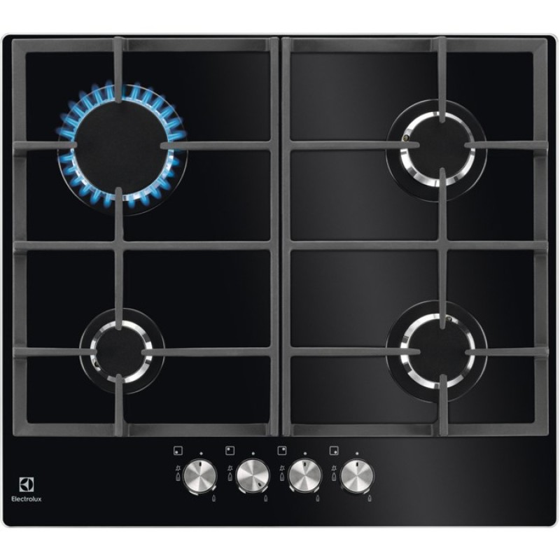Electrolux KGG6426K Black Built-in 56 cm Gas 4 zone(s) Electrolux KGG6426K Black Built-in 56 cm Gas 4 zone(s)