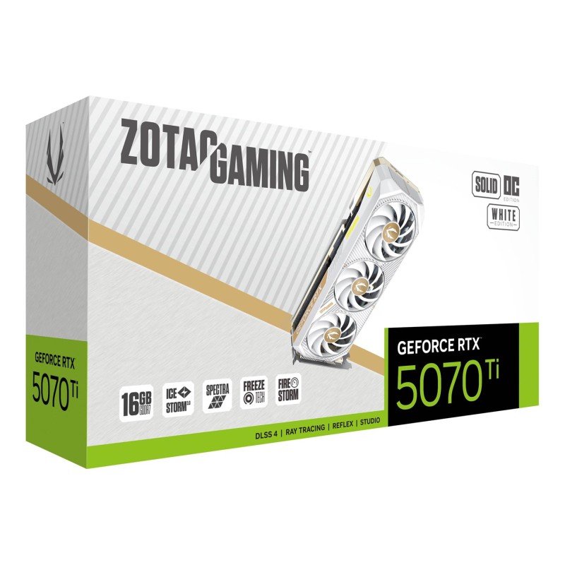 Zotac GAMING GeForce RTX 5070 Ti SOLID CORE OC NVIDIA 16 GB GDDR7 Zotac GAMING GeForce RTX 5070 Ti SOLID CORE OC NVIDIA 16 GB GDDR7