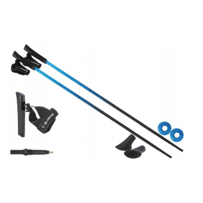 Viking Pro-Trainer Trekking Poles Blue 115 Viking Pro-Trainer Trekking Poles Blue 115