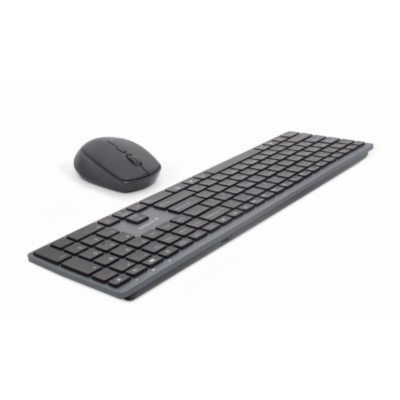 Gembird KBS-ECLIPSE-M500 keyboard Mouse included RF Wireless QWERTY US English Black Gembird KBS-ECLIPSE-M500 keyboard Mouse included RF Wireless QWERTY US English Black