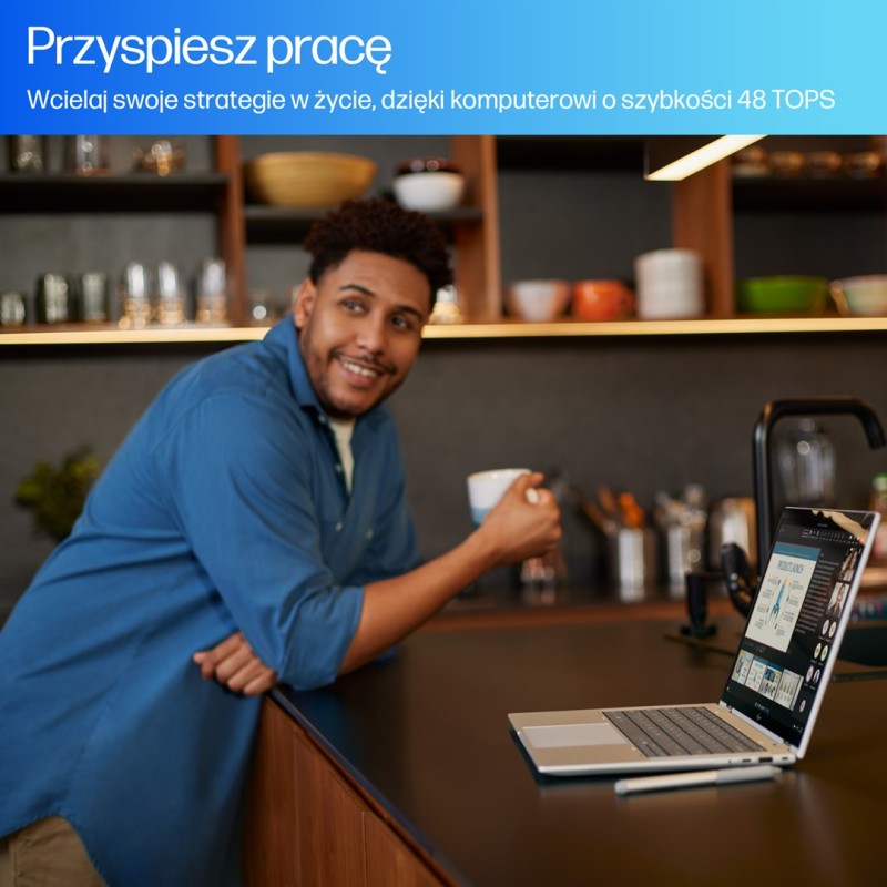 HP EliteBook X Flip G1i 14 inch Notebook Next Gen AI PC Copilot+ PC Intel Core Ultra 5 228V Hybrid (2in1) 35.6 cm (14