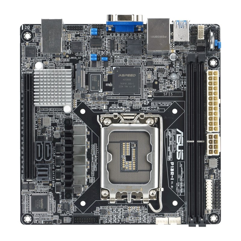 Płyta główna Asus P13R-I 1x LGA1700 Intel Xeon E-24XX C262 (2xDIMM, 6x SATA, 1xM.2, 2x1GbE, ASMB11-iKVM, miniITX) Płyta główna Asus P13R-I 1x LGA1700 Intel Xeon E-24XX C262 (2xDIMM, 6x SATA, 1xM.2, 2x1GbE, ASMB11-iKVM, miniITX)