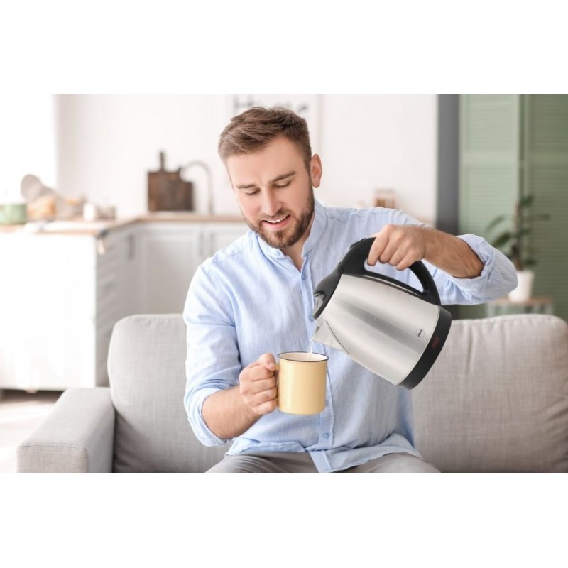 ELDOM Steel kettle HUMI, 1800 W, capacity 1.7L, hob ELDOM Steel kettle HUMI, 1800 W, capacity 1.7L, hob