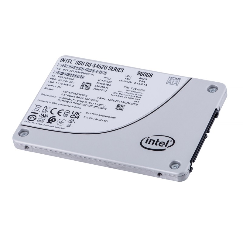 SSD Solidigm (Intel) S4520 960GB SATA 2.5 SSD Solidigm (Intel) S4520 960GB SATA 2.5