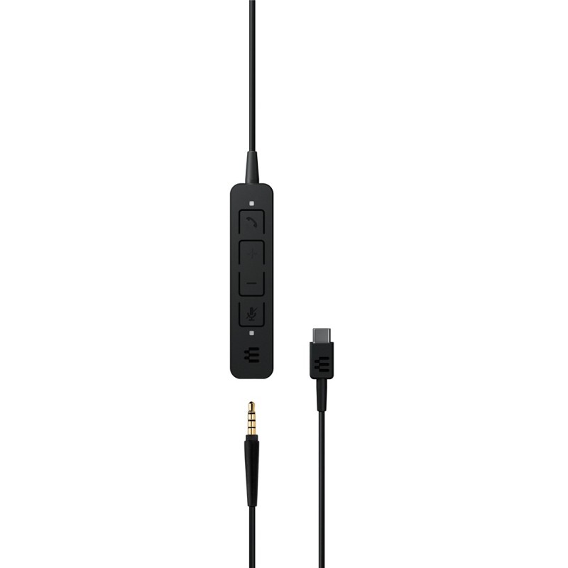 EPOS ADAPT 165 USB-C II Headset Wired Headband Office/Call Centre USB Type-C Black EPOS ADAPT 165 USB-C II Headset Wired Headband Office/Call Centre USB Type-C Black
