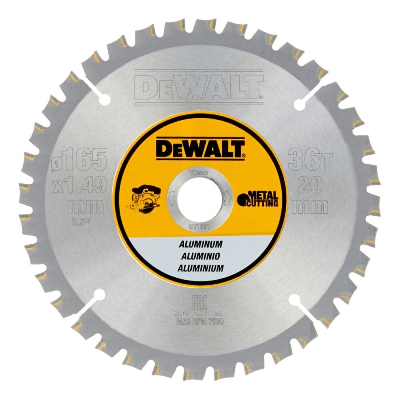 Tarcza pilarska 165x20 DT1911 DEWALT Tarcza pilarska 165x20 DT1911 DEWALT