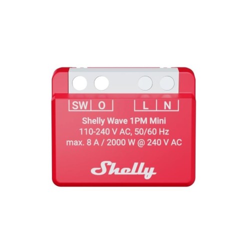 Shelly Wave 1PM Mini LR Smart Z-Wave Relay