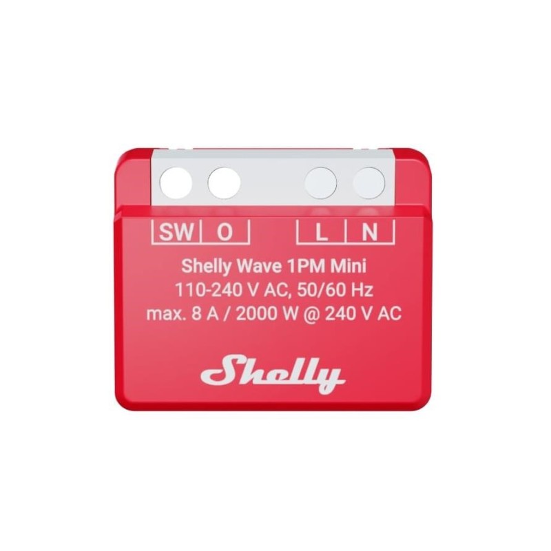 Shelly Wave 1PM Mini LR Smart Z-Wave Relay