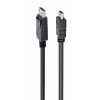 Gembird CC-DP-HDMI-5M DisplayPort to HDMI cable, 5m, black Gembird CC-DP-HDMI-5M DisplayPort to HDMI cable, 5m, black