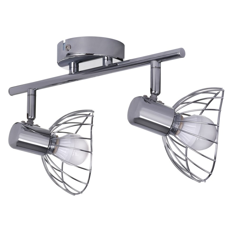 Activejet GIZEL double ceiling wall light strip chrome E14 wall lamp for living room Activejet GIZEL double ceiling wall light strip chrome E14 wall lamp for living room