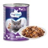 PREVITAL Cat Food with lamb and turkey in jelly - wet food for cats - 415g