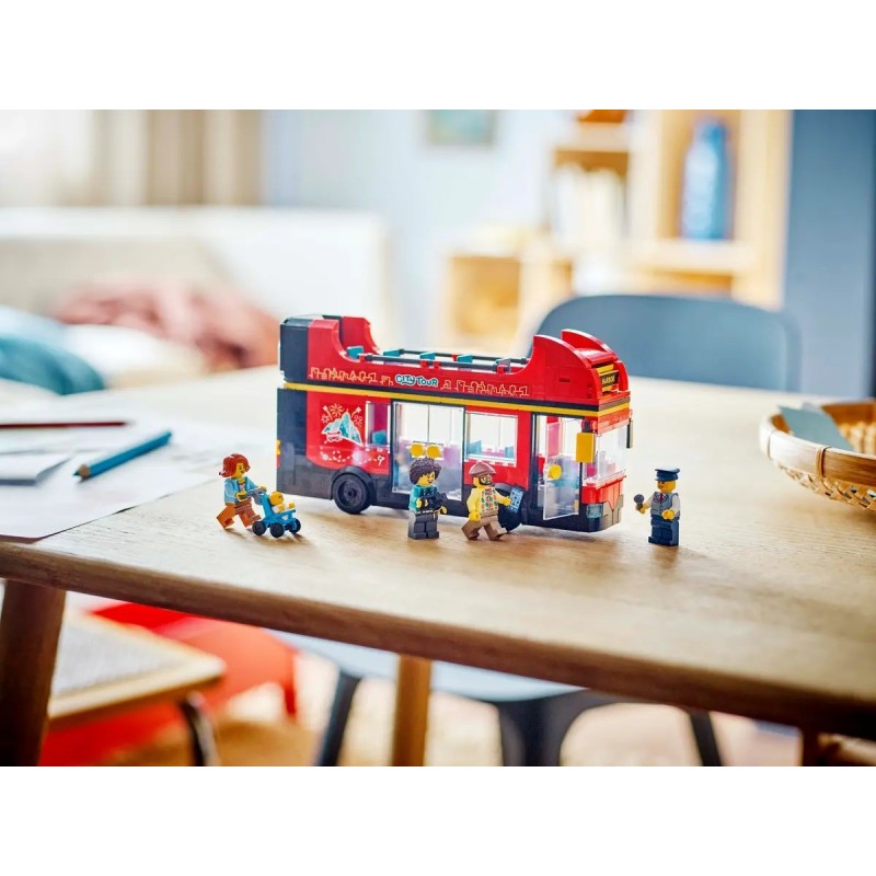 LEGO CITY 60407 Red Double-Decker Sightseeing Bus LEGO CITY 60407 Red Double-Decker Sightseeing Bus