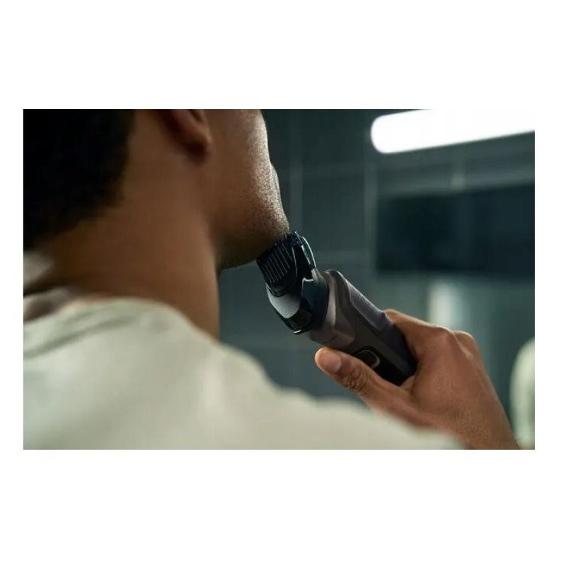 Men's electric shaver, brown + case, Philips 5000 series S5886/38