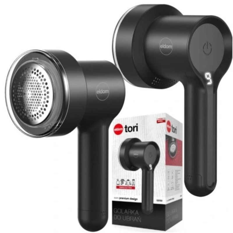 ELDOM TORI clothes shaver, rechargeable and mains powered ELDOM TORI clothes shaver, rechargeable and mains powered