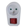 Esperanza ELK301W Electrical Splitter 1 socket Switch White Esperanza ELK301W Electrical Splitter 1 socket Switch White