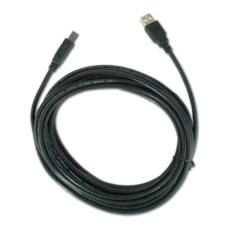 Gembird 4.5m USB 2.0 A/B M USB cable USB A USB B Black Gembird 4.5m USB 2.0 A/B M USB cable USB A USB B Black