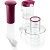 Bosch MES25C0 juice maker Centrifugal juicer 700 W Cherry (fruit), Transparent, White