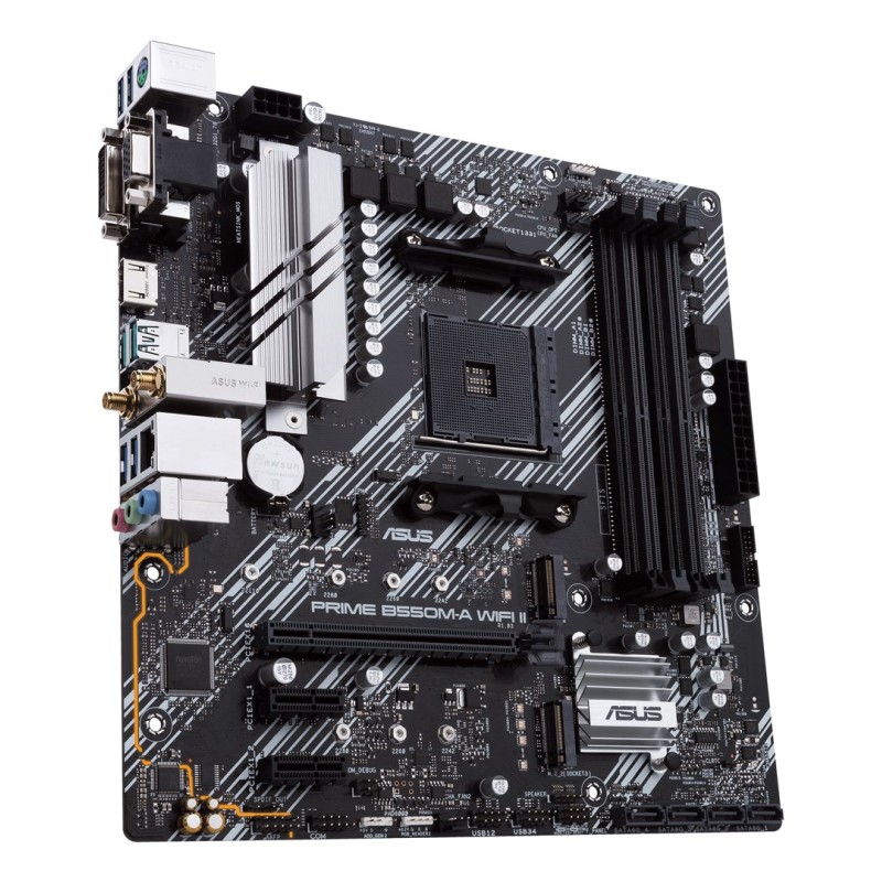 ASUS PRIME B550M-A WIFI II AMD B550 Socket AM4 micro ATX ASUS PRIME B550M-A WIFI II AMD B550 Socket AM4 micro ATX