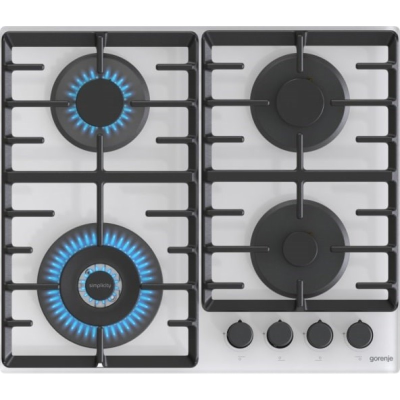 Gorenje GTW642SYW White Built-in 60 cm Gas 4 zone(s) Gorenje GTW642SYW White Built-in 60 cm Gas 4 zone(s)