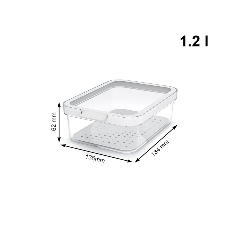 ROTHO Rondo Cauma - food storage container - 1,2l ROTHO Rondo Cauma - food storage container - 1,2l