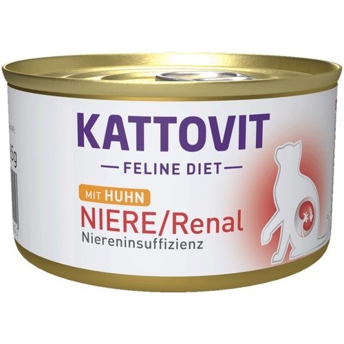 KATTOVIT Feline Diet Niere/Renal Chicken - wet cat food - 185g KATTOVIT Feline Diet Niere/Renal Chicken - wet cat food - 185g